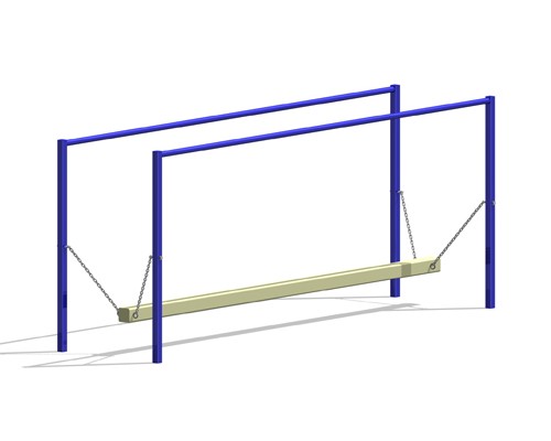 Колода ігрова на ланцюгах